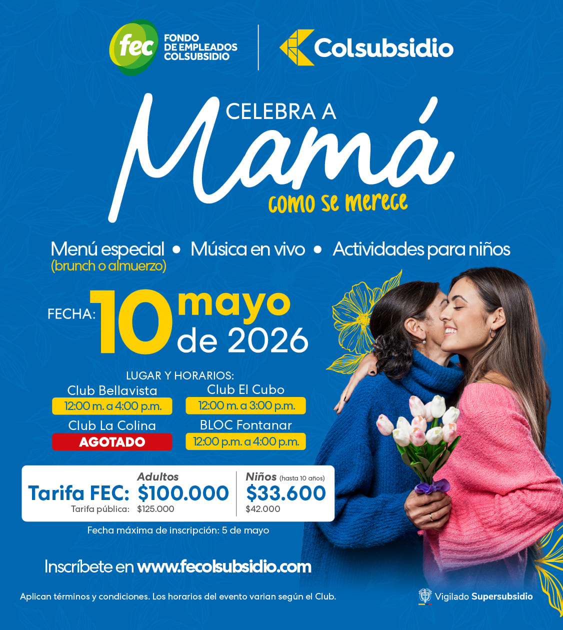 Dia de la madre Colsubsidio
