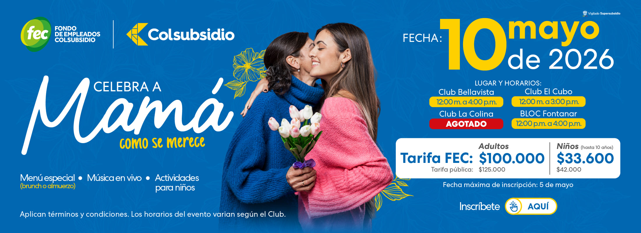 Dia de la madre Colsubsidio