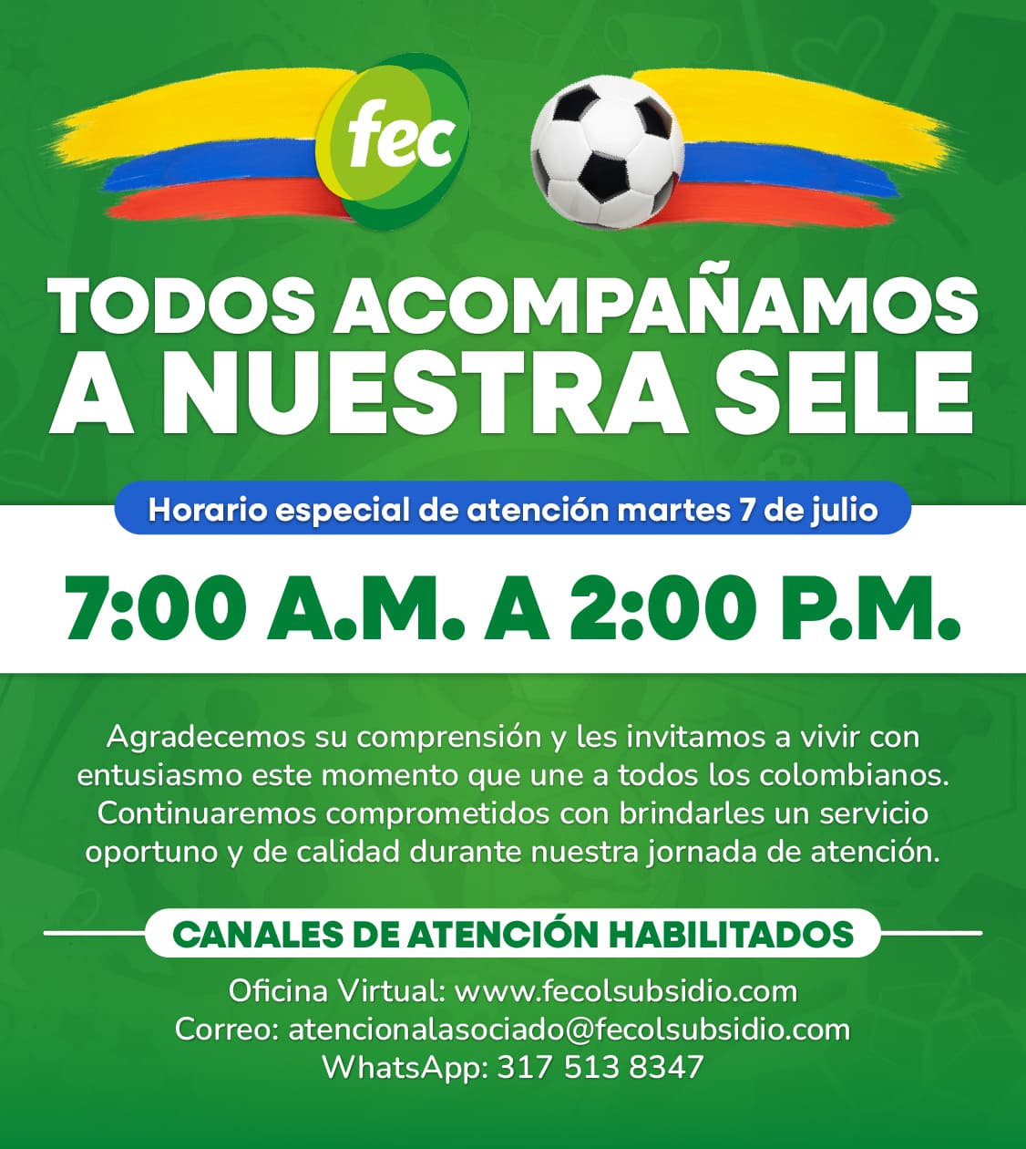 Aviso Horario