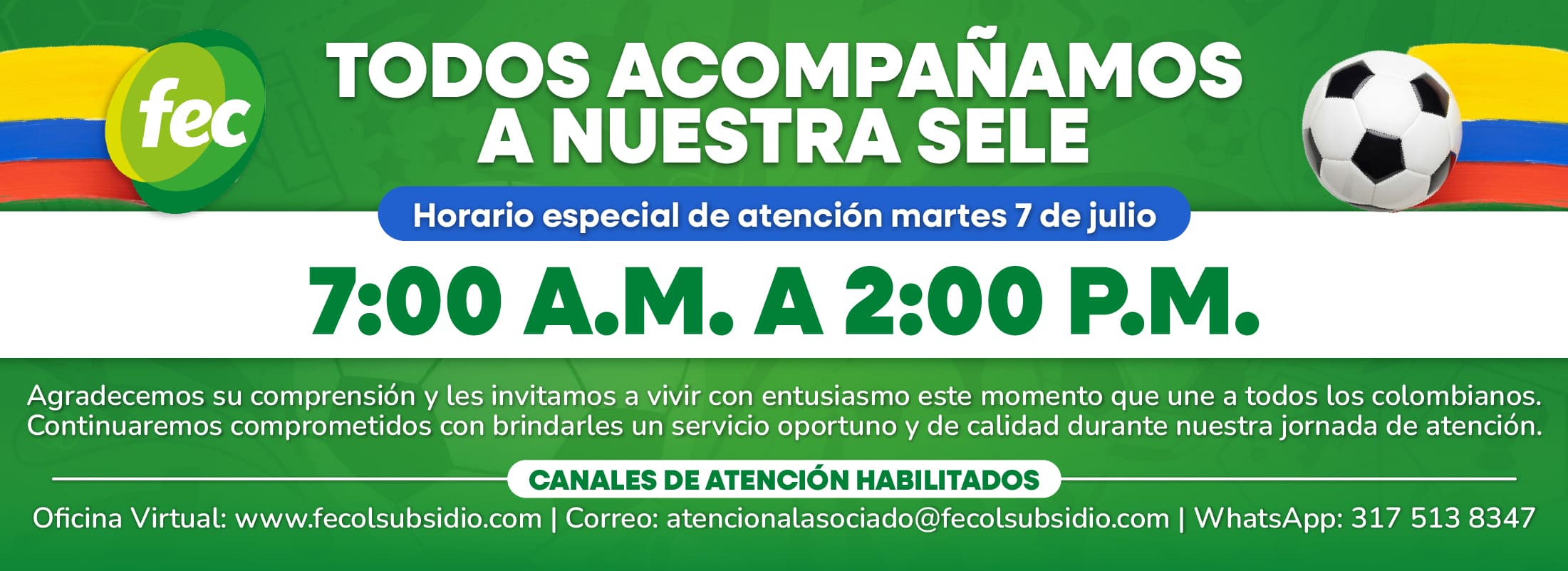 Aviso Horario